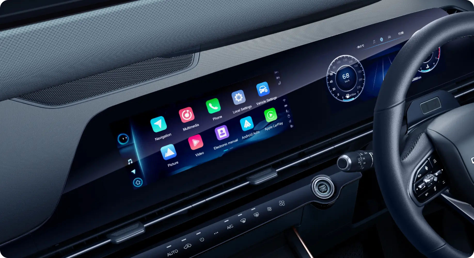 Wireless Apple Car Play & Android Auto Connection